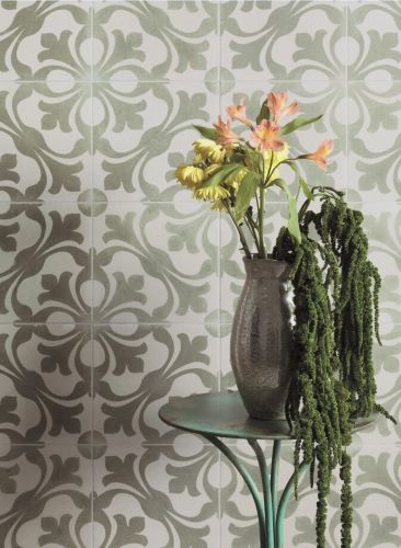 green modern country tiles Sydney